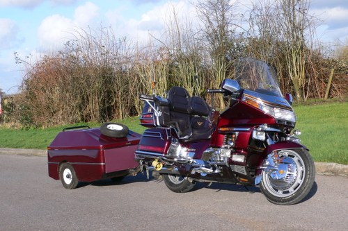1990 Honda Gold Wing GL1500 with Trailer For Sale by Auction