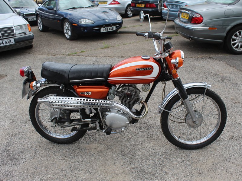 1971 Honda CL100 Single Four Stroke Matching Numbers