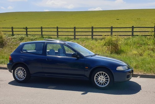 1992 HONDA CIVIC LSI 1.5 EG4 HARVARD BLUE VERKAUFT