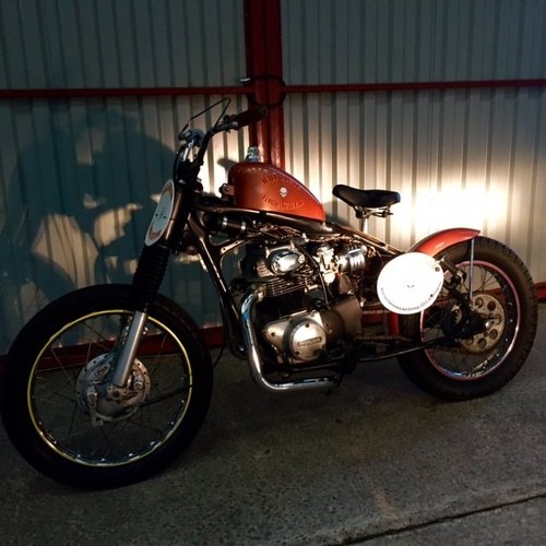 1972 Florida State Circus Wall of Death Motorcycle SOLD