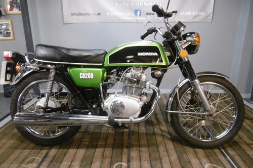 1976 Honda CB200 Stunning rebuild to standard SOLD