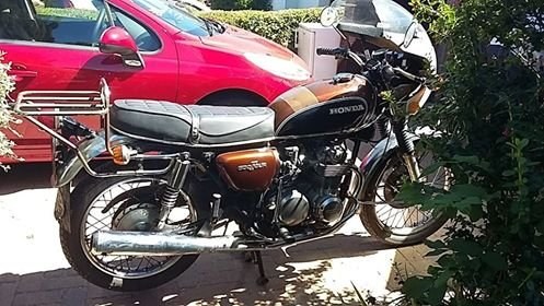 1975 CB500 K Four One owner from new. In vendita