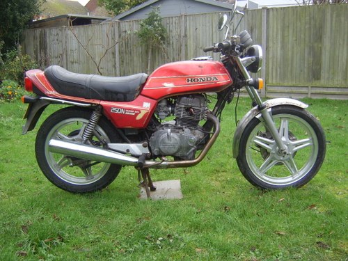 1982 Honda CB250 N Super Dream for auction 29th/30th October For Sale by Auction