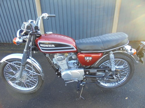 1975 honda cb125s totally factory mint For Sale
