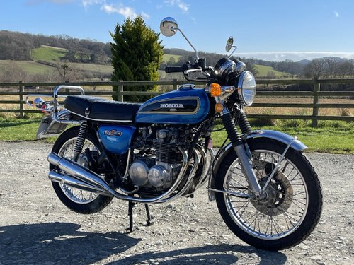 1975 Lovely Honda CB500 K1 in Metallic Blue in Herefordshire VENDUTO