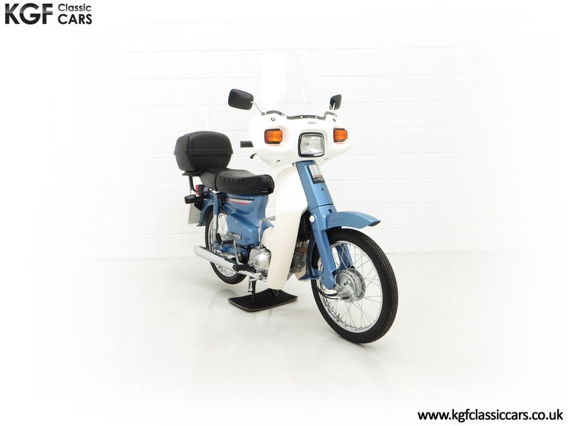 A Factory Original UK Honda C90-G Cub with 193 Miles.