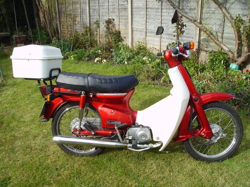 1994 Immaculate Honda C90 Cub step through motorcycle SOLD