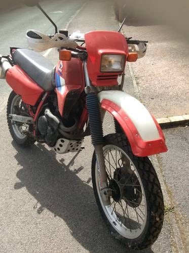 1986 Red Honda 600 cc XL Motor cycle SOLD