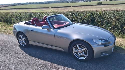 2003 Honda S2000 Silver with full red interior+hard top SOLD