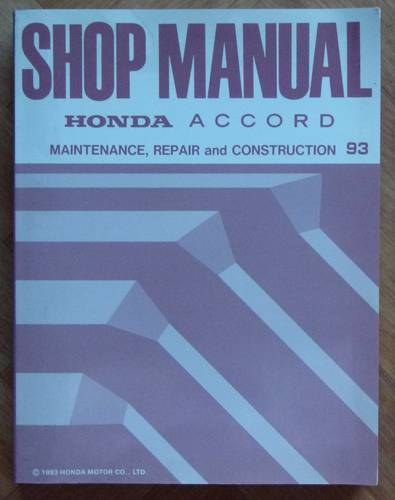 1993 Workshop manual In vendita