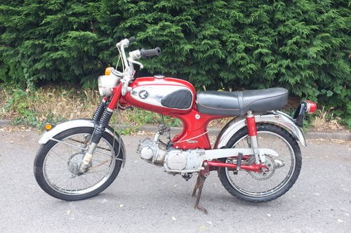 Honda S90 S 90 1968 Candy Ruby Red 100% original BARN FIND * SOLD