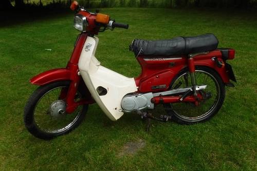 1986 HONDA CUB90 RETRO COLLECTABLE SCOOTER SEE VIDEO DELIVERY SOLD
