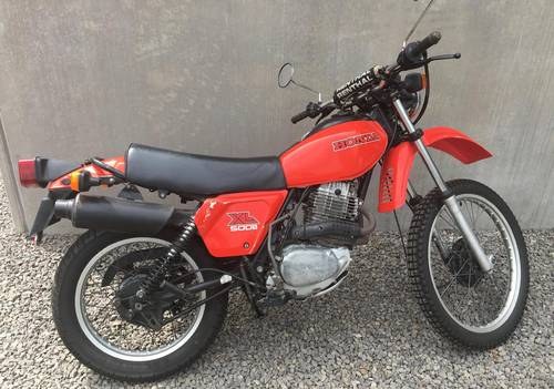 Honda XL500S For Sale