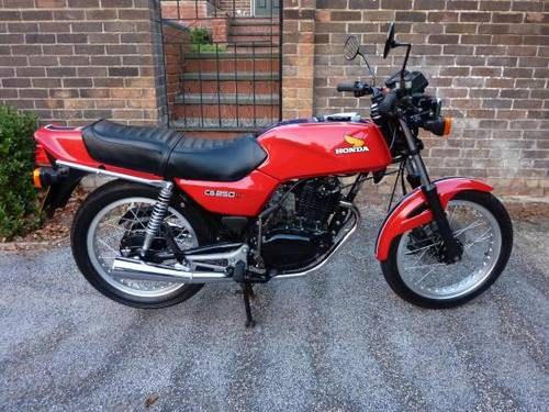 Honda CB250RS 1980 909 miles and 1 keeper from new For Sale