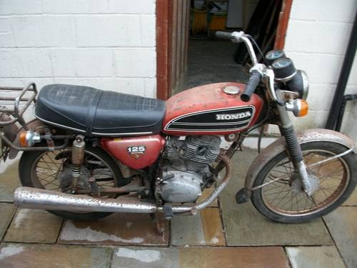 1975 honda cb125s project For Sale