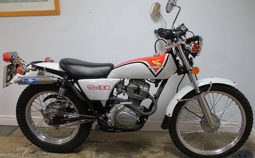1976 Honda TL125 S With Two piece head and larger bore VENDIDO