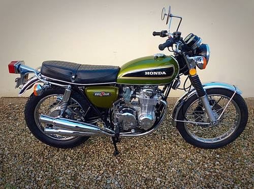 1975 HONDA CB550 FOUR - 4500 MILES ABSOLUTELY BEAUTIFUL  SOLD
