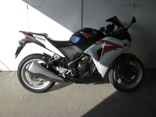 2012 12-reg Honda CBR250 RA-B in red/white and blue  For Sale