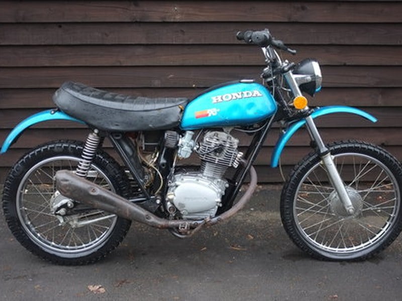 Honda SL100 K2 SL 100 1972 70s Trail bike US Import Barn Fin