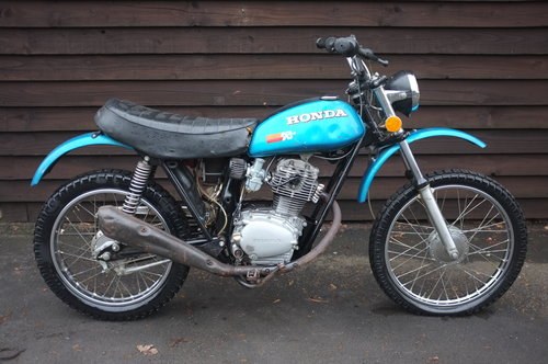 Honda SL100 K2 SL 100 1972 70s Trail bike US Import Barn Fin VERKOCHT