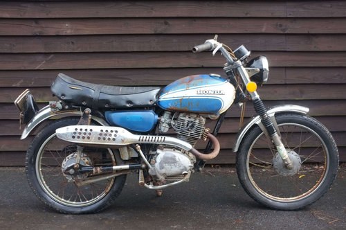 Honda CL125 CL 125 1972 1st Year model. Barn Find Ride or re SOLD