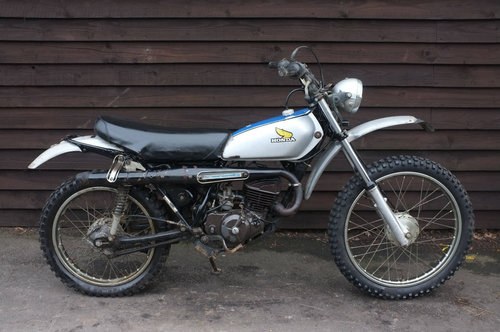 Honda MT125 MT 125 Elsinore 1973 BARN FIND Restoration Proje VERKAUFT