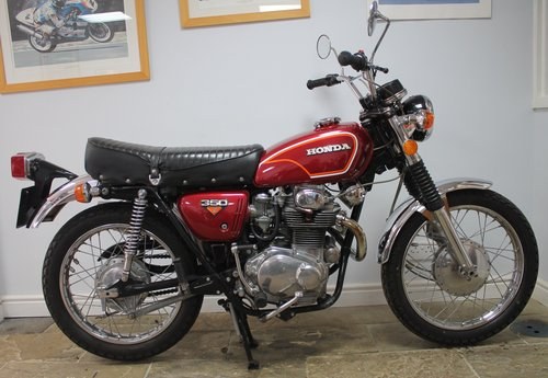1971 Honda 350 CL Twin High Level Pipes Beautiful  SOLD