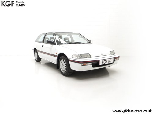 1991 An Outstanding Honda Civic 1.4 16v GL with 7,772 Miles VENDUTO