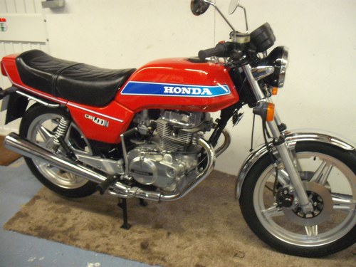 1980 Honda CB 400N with 3000 miles In vendita