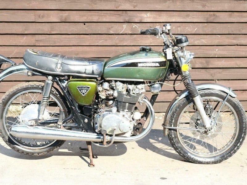 Honda CB450 CB 450 K5 1971 US Barn Find all original Ride or