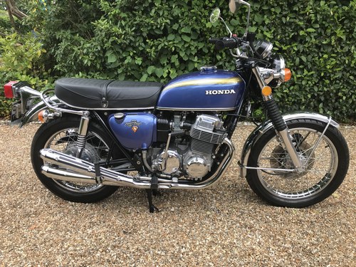 1972 Honda CB750 K2 In Blue For Sale