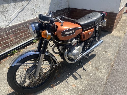 1973 honda CB 175 in restored condition with loads of spares incl In vendita