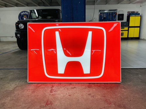 1990 Honda Original Illuminated Sign For Sale