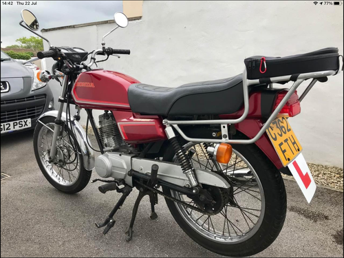 1985 Honda CG125 Time warp condition For Sale