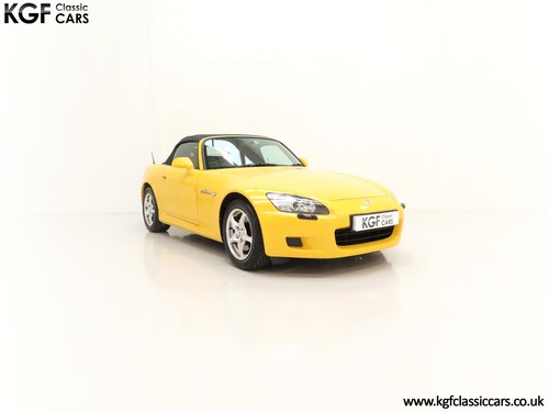 2002 A Spa Yellow Pearl Honda S2000 GT AP1 with 43,882 Miles SOLD
