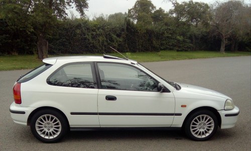 1996 72000 Miles Frost White 3dr Honda Civic For Sale