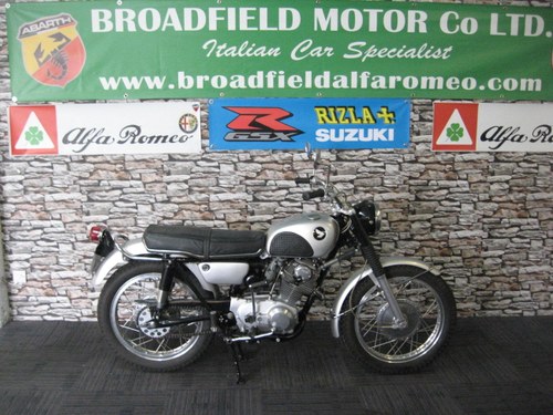 1967 E-reg Honda CL305 Finished in silver metallic For Sale