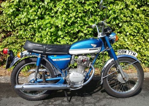 1973 Honda CB125 S 29/06/2022 For Sale by Auction