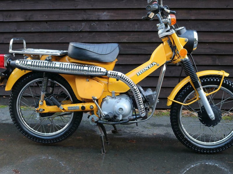 Honda CT90 CT 90 1977 Runs and Rides and in rare Bright Yell
