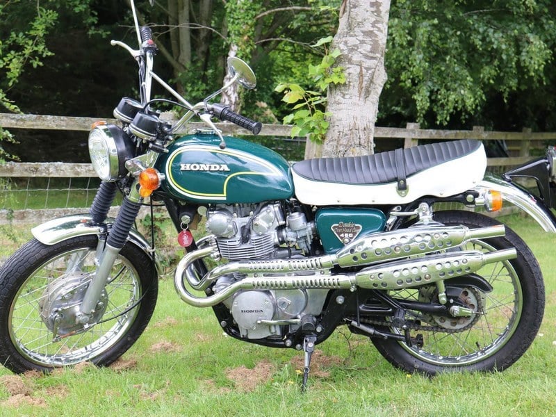 Honda CL450 CL 450 1972 UK registered, runs and rides and re