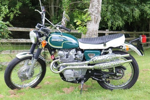 Honda CL450 CL 450 1972 UK registered, runs and rides and re VERKAUFT
