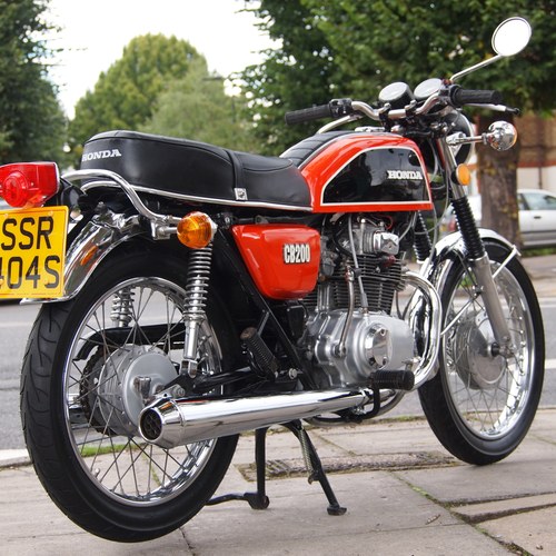 1978 Honda CB200 Genuine UK 70's Classic Japanese Bike, Ride Away In vendita