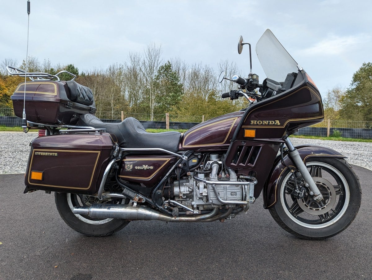 1982 Honda Gl1100 Gold Wing Interstate Red Manual, 5 speed in CONGLETON ...