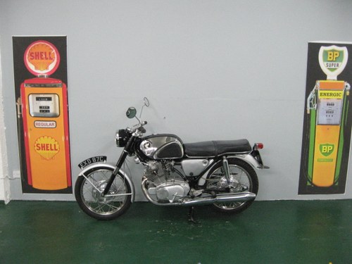 1965 C-reg Honda CB250 Supersport in black and chrome For Sale