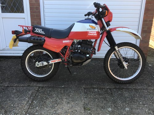 Honda Xl250 Paris Dakar