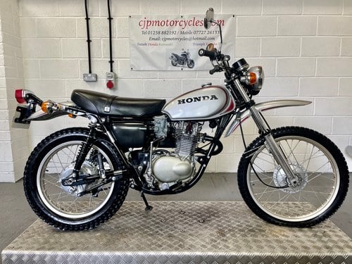 HONDA XL250 MOTOSPORT, 1974/P, HISTORIC VEHICLE VENDUTO
