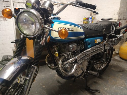 1973 Honda Cl200 Street Scrambler Parallel Twin