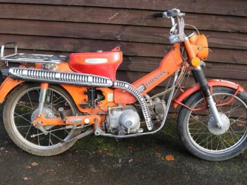 Honda C90 C 90 Trail K4 1973 Winter Restoration Project. #7