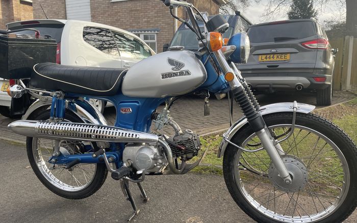 Footrest Bar And Side Stand Combo For Honda CT70, CL70, SS50, CL50 Mini Trail & Cruiser Bikes