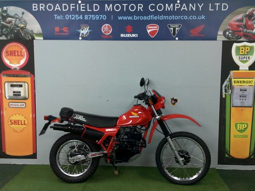 1982 X-regHonda XL250R Trail bike finished in red For Sale